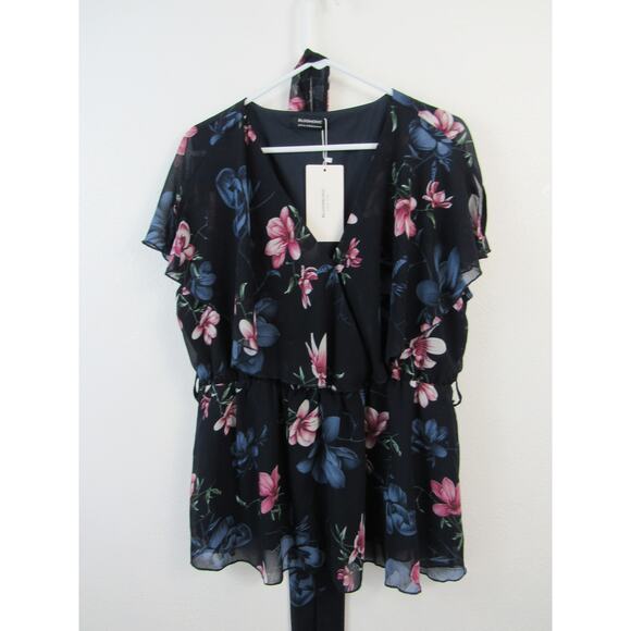 NWT Lot of 3 Shirt Blouses Size 14-16 Bloomchic Short Sleeve Floral Printed - Picture 7 of 9